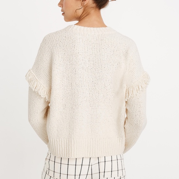 Madewell Montford Fringe Pullover Sweater - Picture 3 of 5